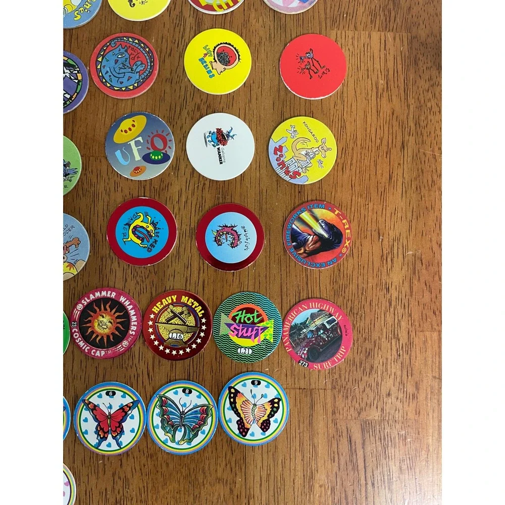 Whammer Slammer POGs Lot of 83 Vintage